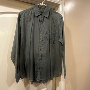 Men's blue Button-Up Shirt